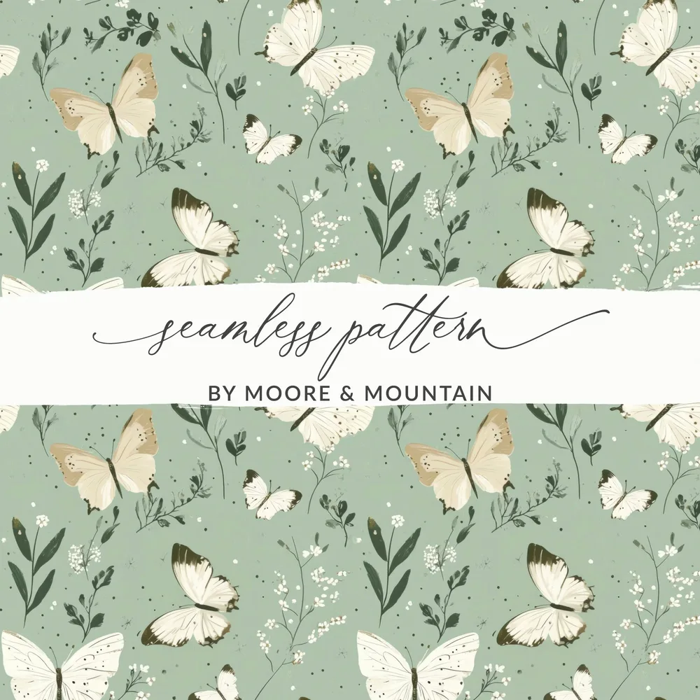 Butterfly And Floral Delightful Background For Your Needs - Moore and Mountain