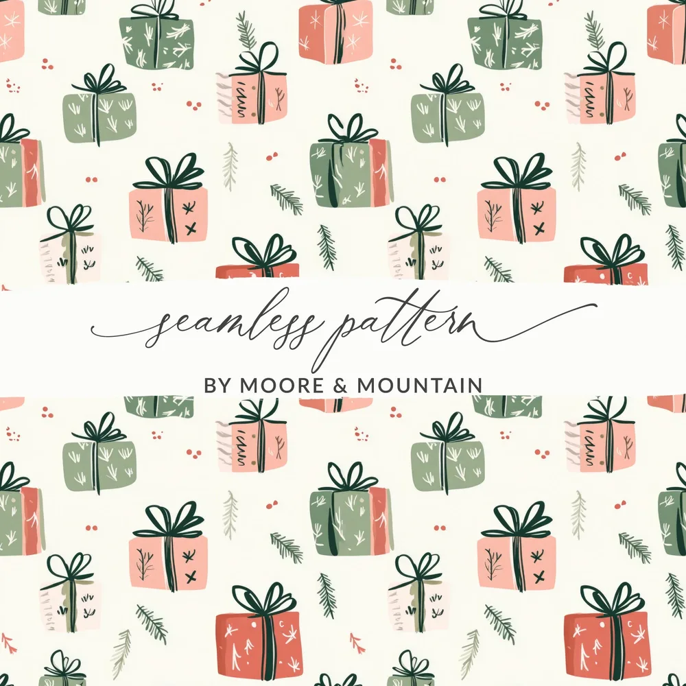 Festive Gift Box Pattern by Moore & Mountain product