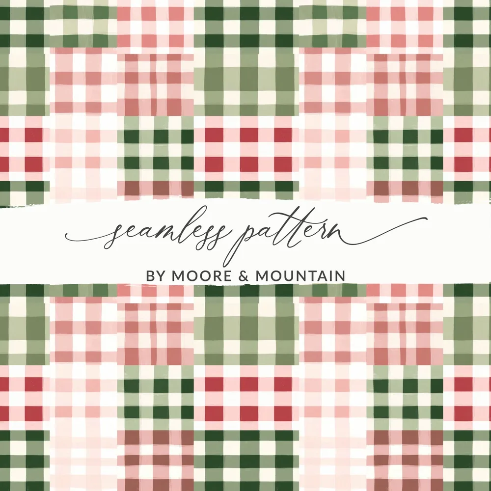 Plaid Seamless Pattern by Moore & Mountain design