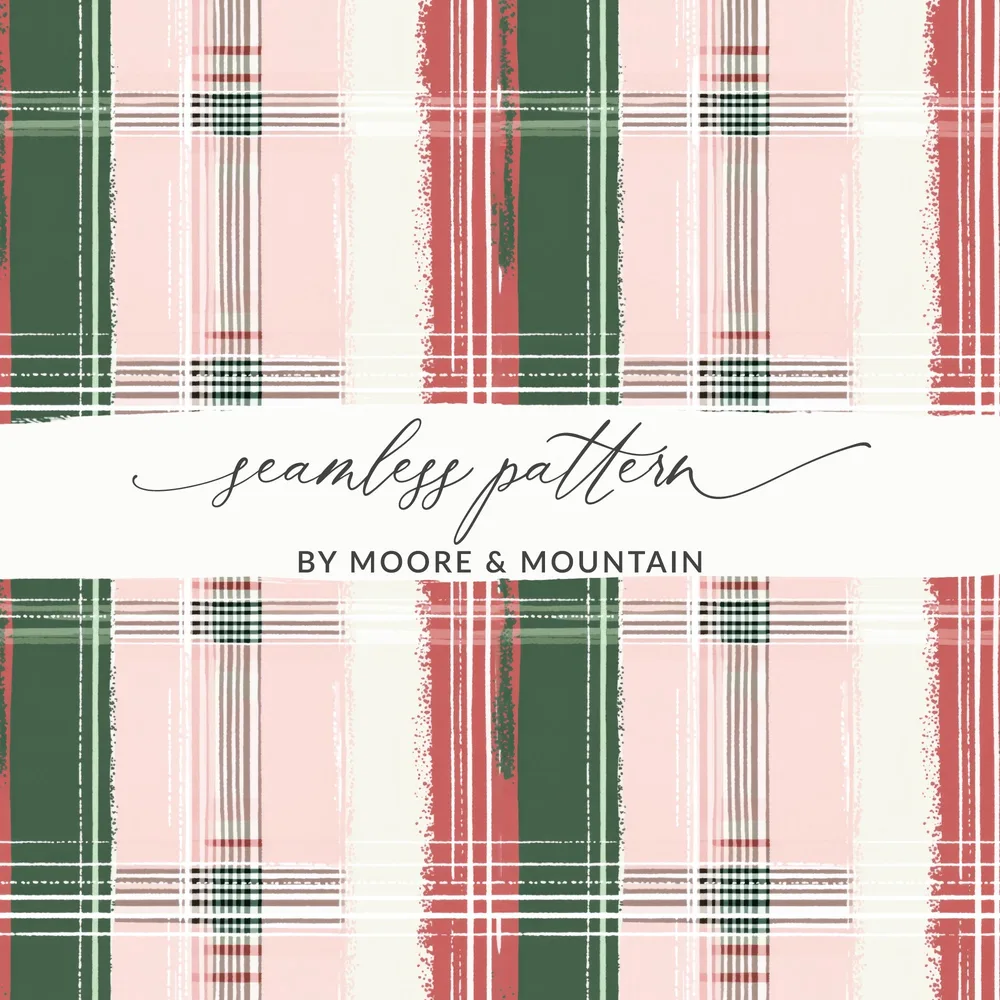 Seamless Pattern by Moore & Mountain Checkerboard Design