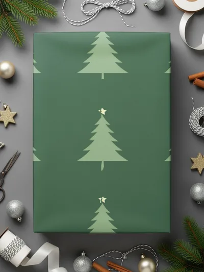 Christmas Tree Pattern T-Shirt, Digital Paper, Festive Design, Holiday Shirt, Seamless Pattern, Repeating Design, Christmas Gift, Festive - Moore and Mountain
