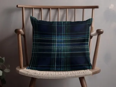 Classic Style Navy Blue Tartan Seamless Digital - Moore and Mountain