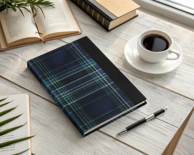 Classic Style Navy Blue Tartan Seamless Digital - Moore and Mountain