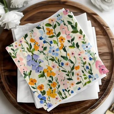 Floral Patterned Napkins Perfect for Any Occasion