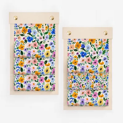 Vibrant Multi Color Floral Patterned Fabric Product