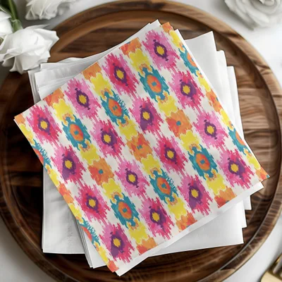 Colorful Abstract Design Pattern Napkin Product
