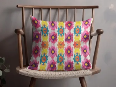 Vibrant Tribal Pattern Decorative Cushion product