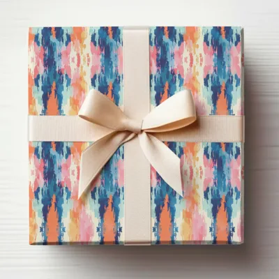 Vibrant Abstract Pattern Gift Wrapping Paper Design