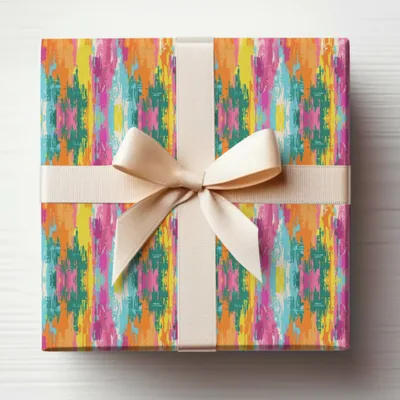Colorful Abstract Pattern Gift Wrapping Paper Product