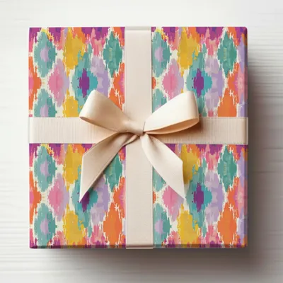 Vibrant Multicolor Abstract Pattern Gift Wrapping Paper