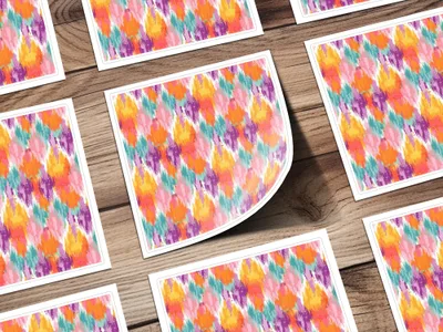 Colorful Abstract Pattern Prints for Your Home Decor