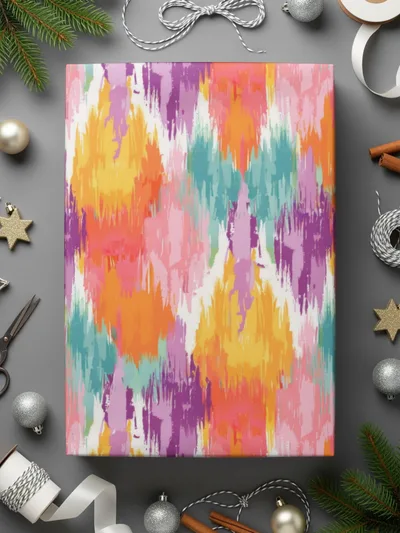 Colorful Abstract Design Gift Wrapping Paper