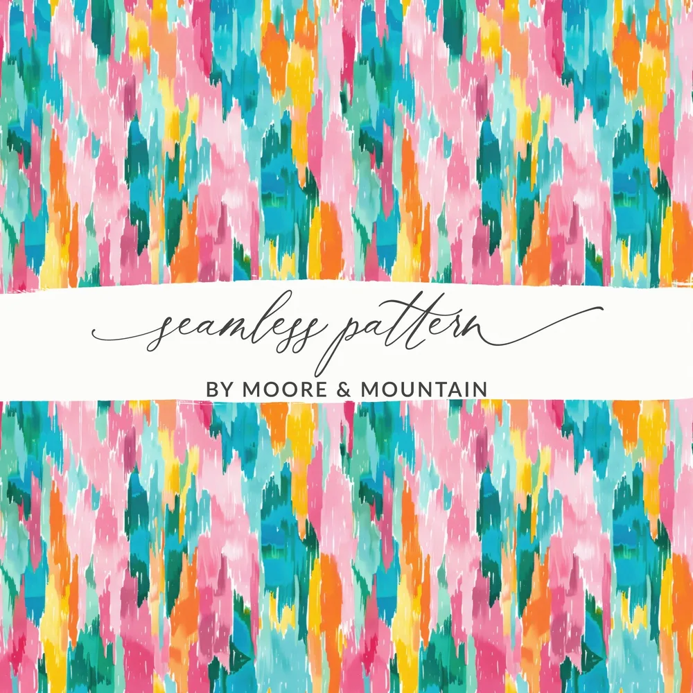 Colorful Abstract Seamless Pattern by Moore and Mountain