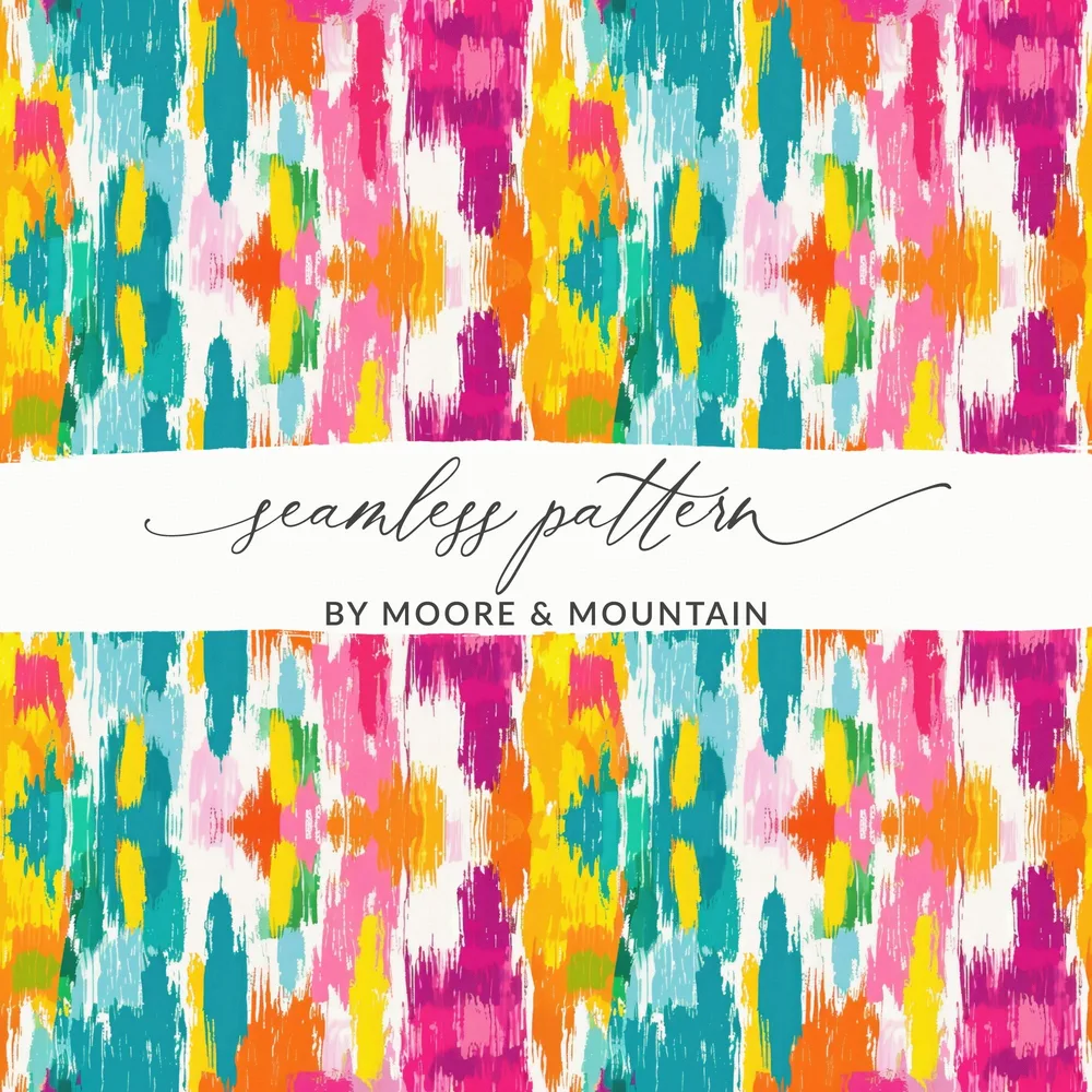 Colorful Abstract Seamless Pattern by Moore and Mountain