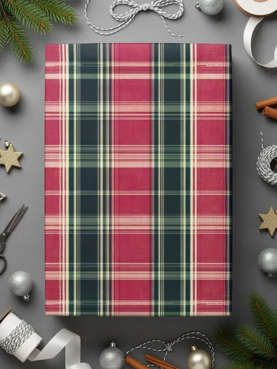 Colorful Plaid Digital Texture Graphic for Backgrounds Digital - Moore and Mountain