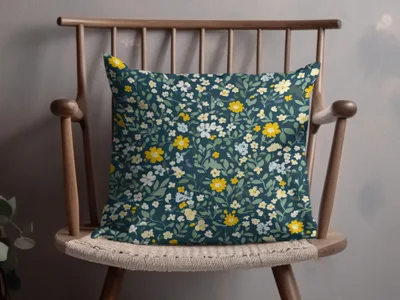 Floral Patterned Cushion for Home Decor and Comfort