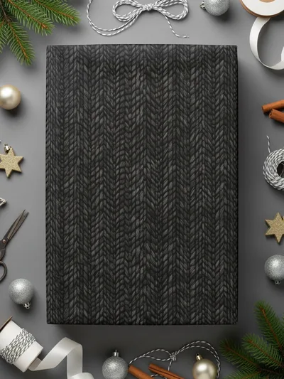 Dark Knitted Fabric Design Seamless Denim Digital - Moore and Mountain
