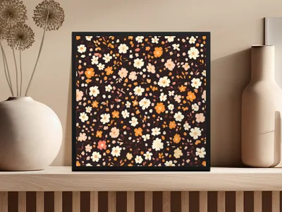 Vibrant Floral Patterned Wall Art Decor for Home Product