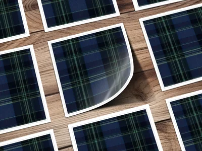 Dark Tartan Pattern Digital - Moore and Mountain