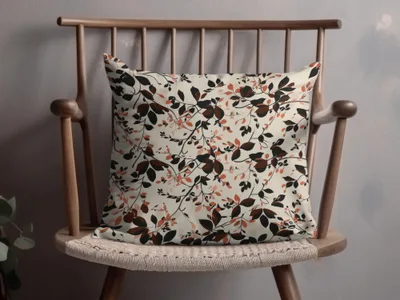 Floral Patterned Decorative Cushion for Home Decor