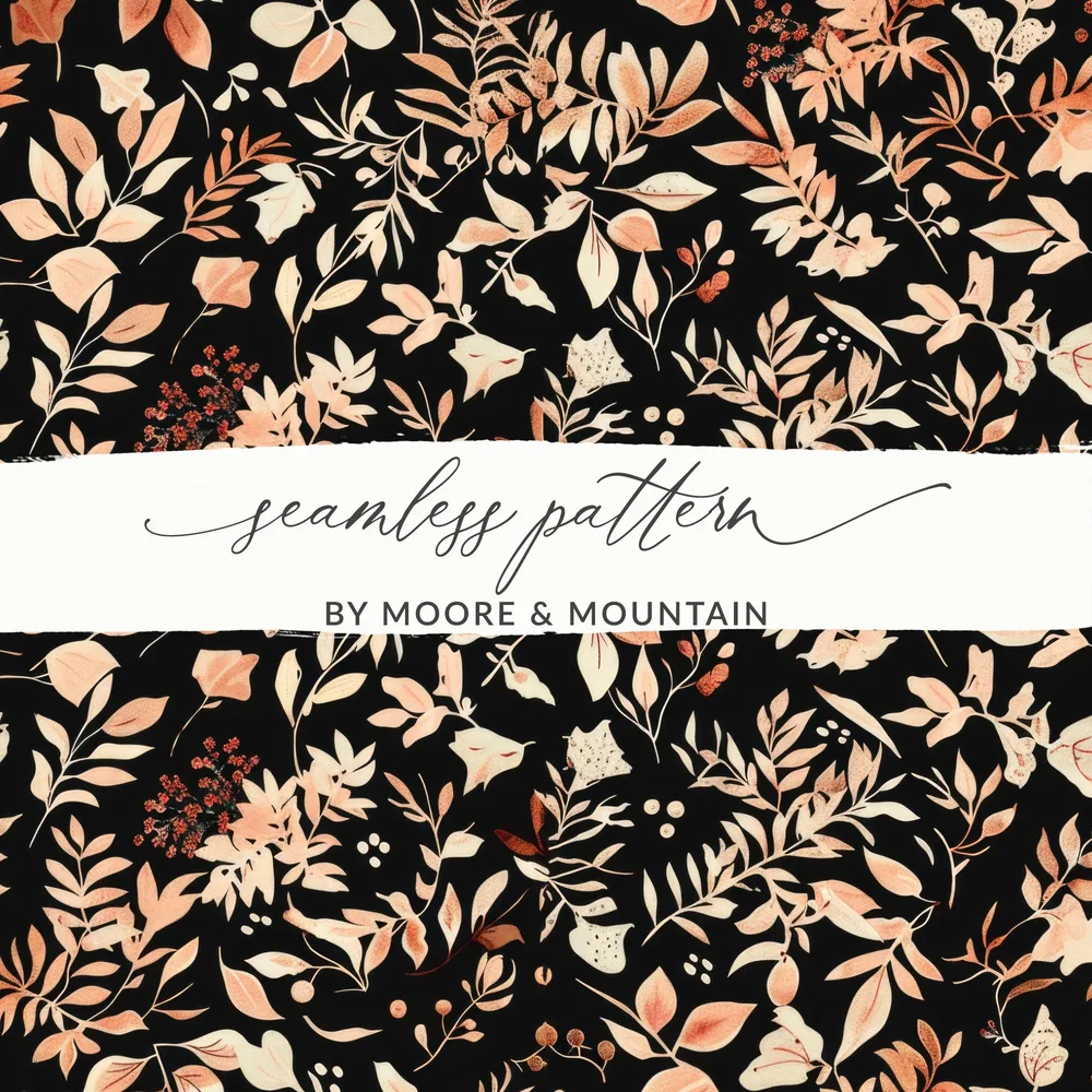 Seamless Floral Pattern by Moore & Mountain Design