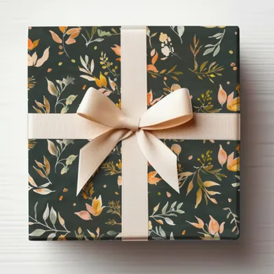 Elegant Gift Box with Floral Design for Special Occasions