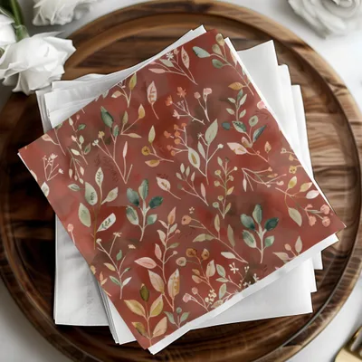 Beautiful Botanical Design Napkins for Stylish Tables