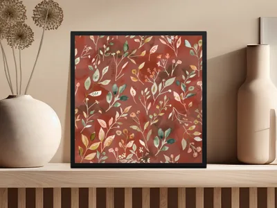Floral Botanical Art Print Wall Decor Product