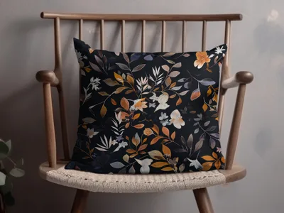 Beautiful Floral Pattern Decorative Cushion Pillow
