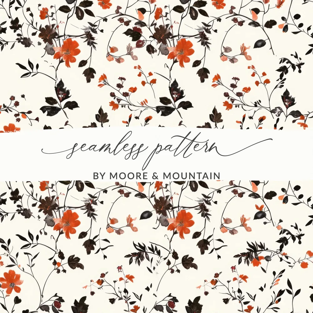 Floral Seamless Pattern Moore & Mountain Design