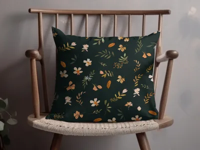 Floral Pattern Decorative Pillow for Home Decor