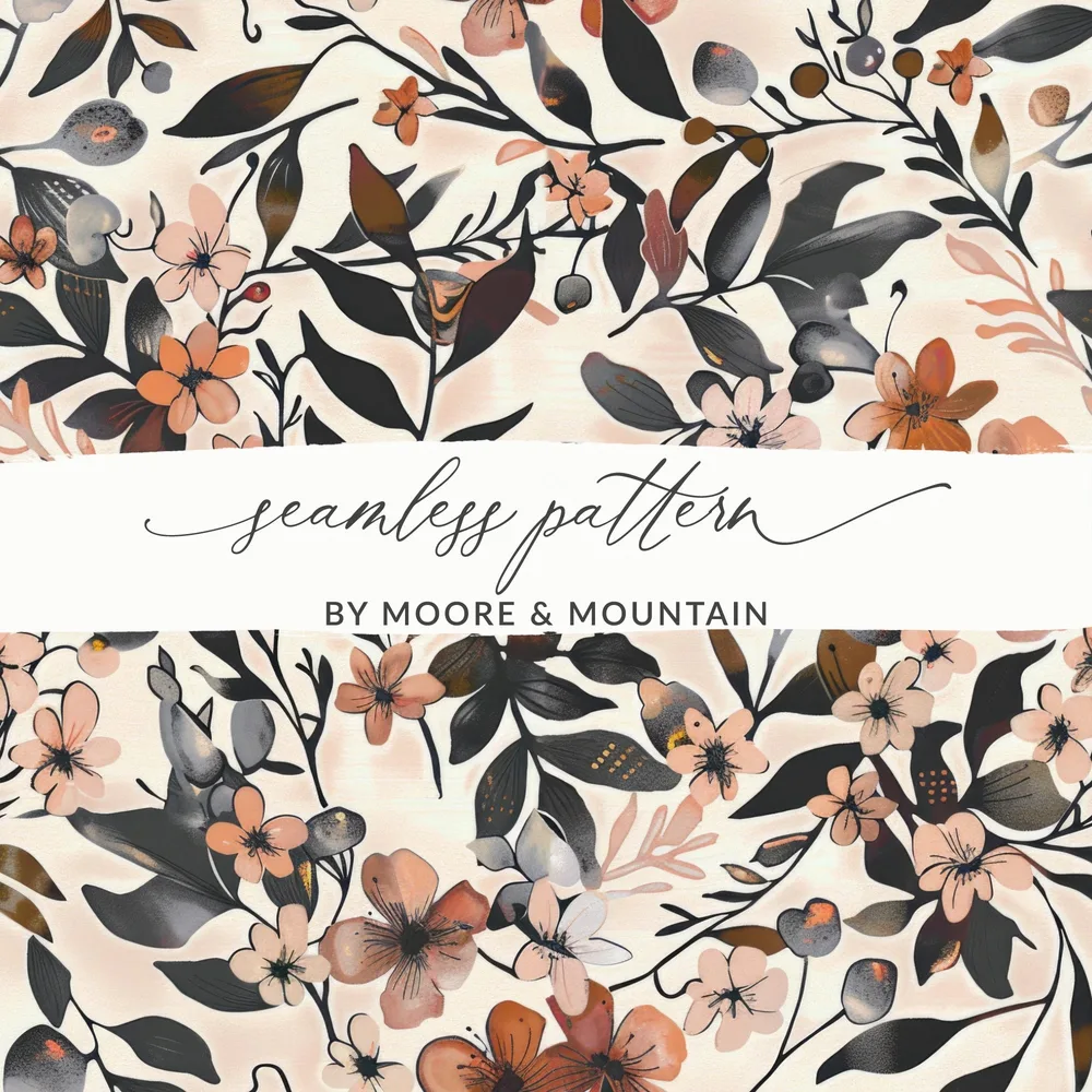 Seamless Floral Pattern by Moore & Mountain Product