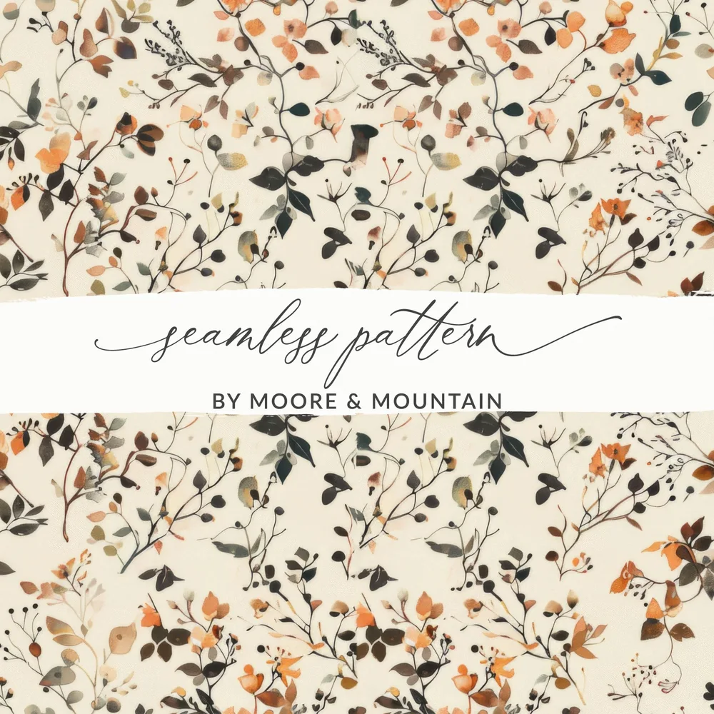 Seamless Pattern by Moore & Mountain Floral Design