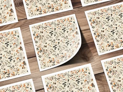 Floral Pattern Design Sheets for Crafting Projects