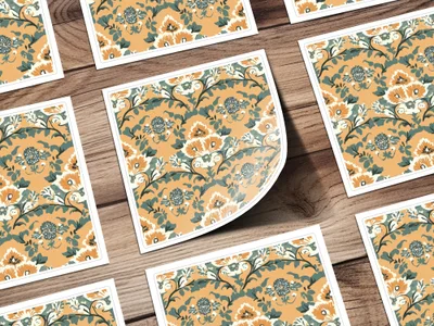 Decorative Floral Chintz Seamless Pattern for Interiors - Moore and Mountain