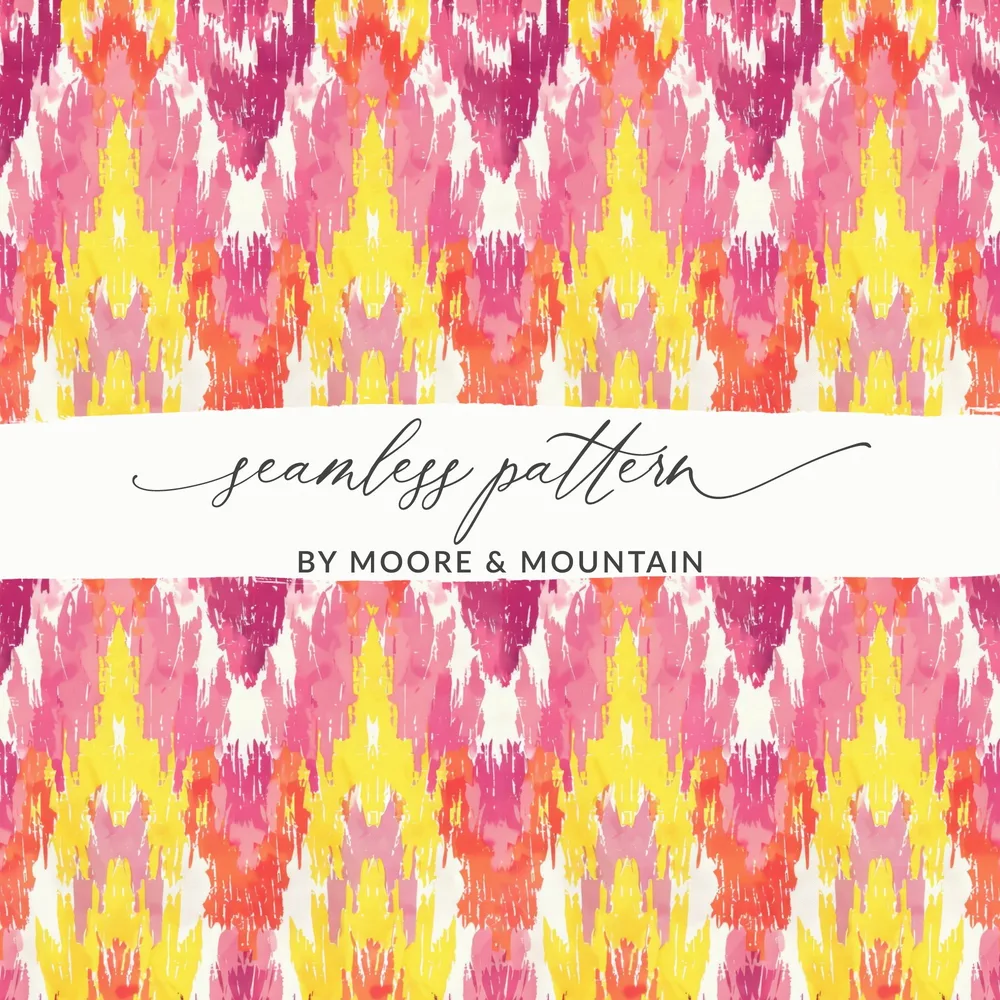 Vibrant Abstract Seamless Pattern by Moore & Mountain Design