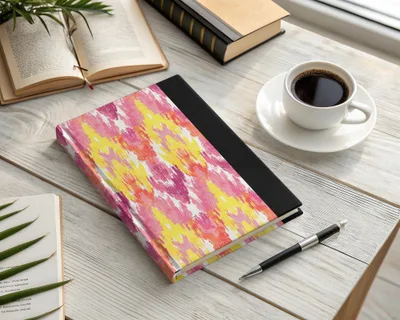 Vibrant Abstract Art Journal Notebook for Writing or Sketching