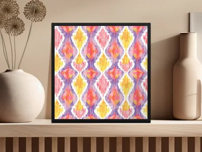 Vibrant Geometric Abstract Wall Art Home Decor Product