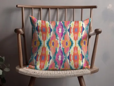 Colorful Abstract Pattern Decorative Pillow product