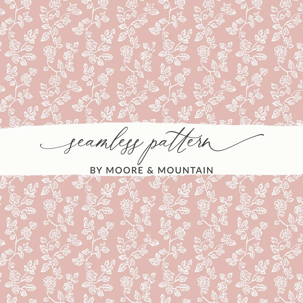 Floral Seamless Pattern by Moore & Mountain Design
