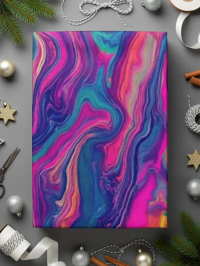 Digital Seamless Pattern, Fluid Art Texture, Vibrant Swirls, Colorful Marble, Abstract Background, Trendy Design, Digital Paper - Moore and Mountain