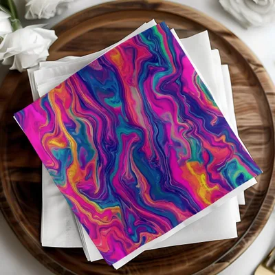 Digital Seamless Pattern, Fluid Art Texture, Vibrant Swirls, Colorful Marble, Abstract Background, Trendy Design, Digital Paper - Moore and Mountain