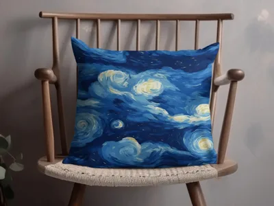 Digital Starry Night Sky, Seamless JPEG Image, Fabric Design, Blue Sky Art, Galaxy Pattern, Repeat Pattern, Instant Download, Digital - Moore and Mountain