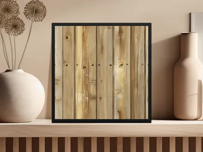 Rustic Wooden Plank Art Print for Home Decor Product