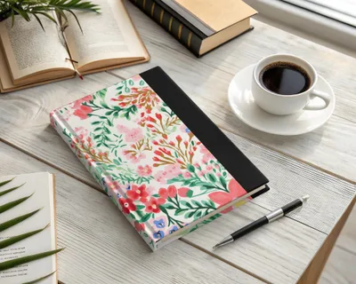 Beautifully Designed Colorful Floral Pattern Notebook