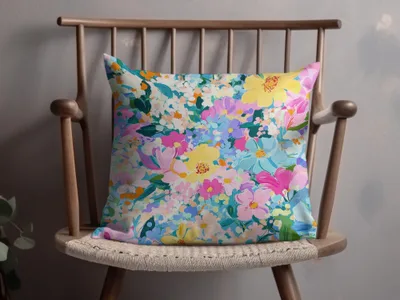 Ditsy Colorful Abstract Floral Seamless Pattern for Textile - Moore and Mountain