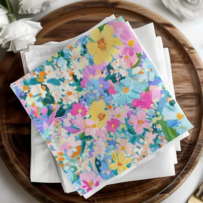 Ditsy Colorful Abstract Floral Seamless Pattern for Textile - Moore and Mountain