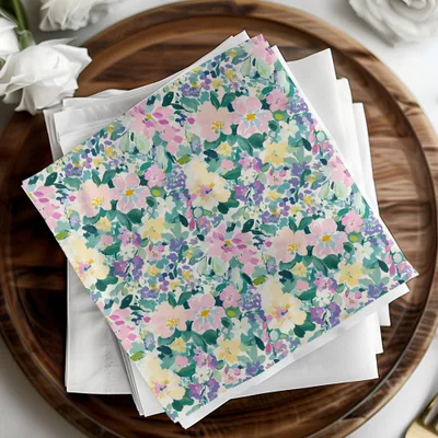 Ditsy Floral Digital Paper, Seamless Flower Pattern, Watercolor Blossom, Fabric Design, Pastel Flower Print, Modern Abstract Floral - Moore and Mountain