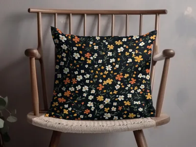 Vibrant Floral Design Decorative Pillow for Stylish Homes