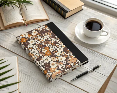 Floral Patterned Hardcover Journal for Everyday Use